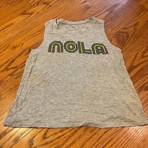 Jean Therapy Woman’s Grey Nola Tank Size XS